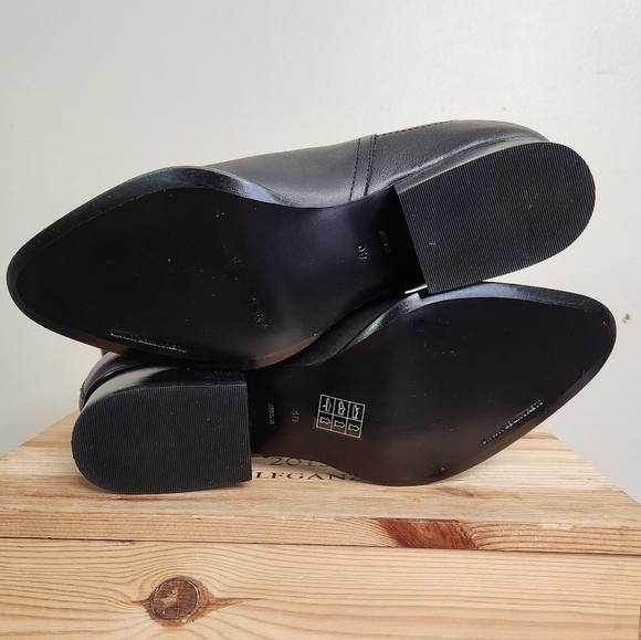 Alexander Wang "Kori" All Black Leather Ankle Booties Size EU 40 BNIB - Picture 8 of 12